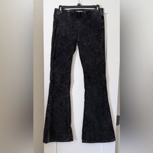 Altar'd State Corduroy Flare Pants, size S, Black
